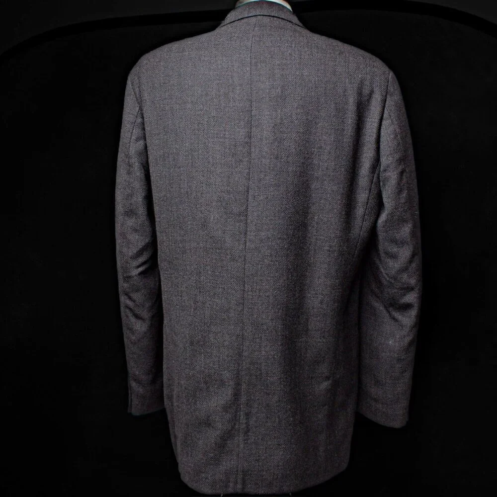 Mens Wool Blend Blazer | Hugo Boss | 44 L | Classic Fit Double-Breasted 3-Button - Picture 2 of 7